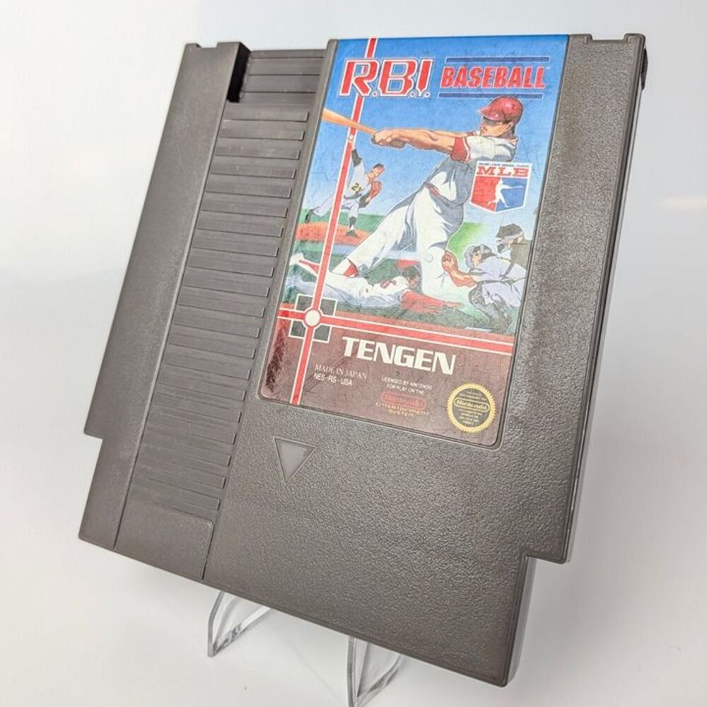 R.B.I. Baseball (Grey Cartridge) - Authentic and Tested - NES
